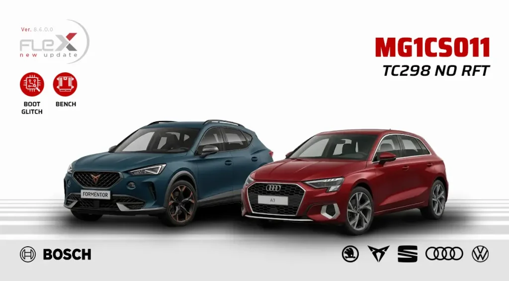 VAG Bosch MG1CS011 TC298 kilidini kırdık artık yazılım yapmak mümkün